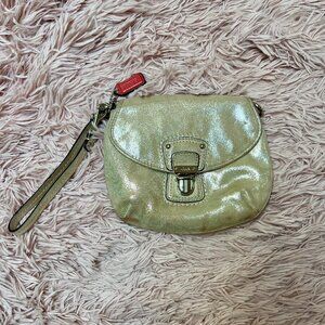 Coach Iridescent Wristlet